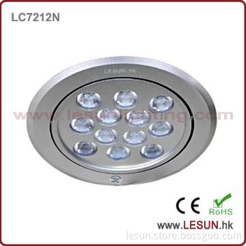 Easy to instal 12*1W recessed led ceiling lamps for hotel LC7212N
